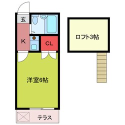 レオパレス坂戸第８の物件間取画像